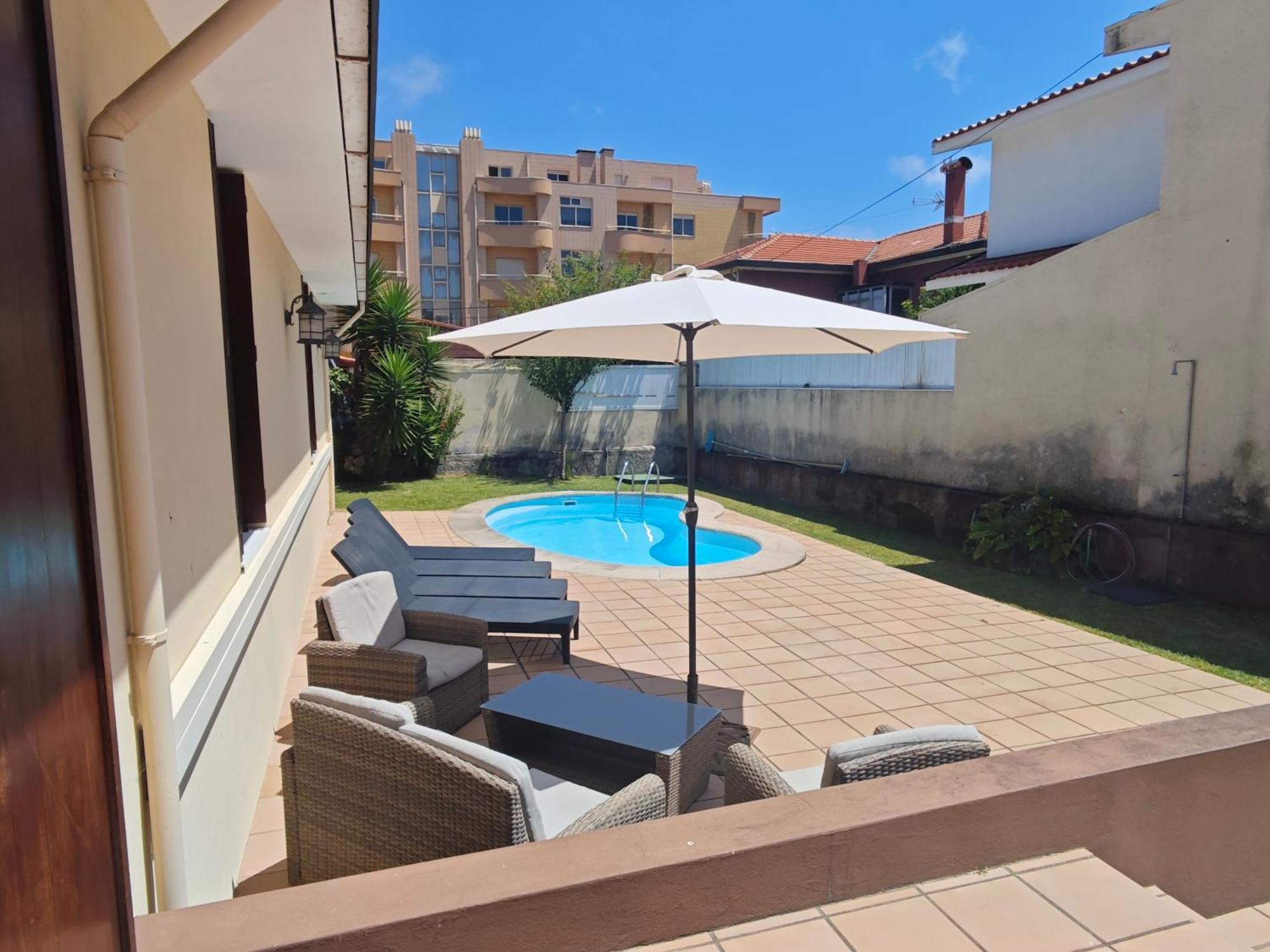 Casa Na Praia - Com Piscina Esmoriz Bagian luar foto